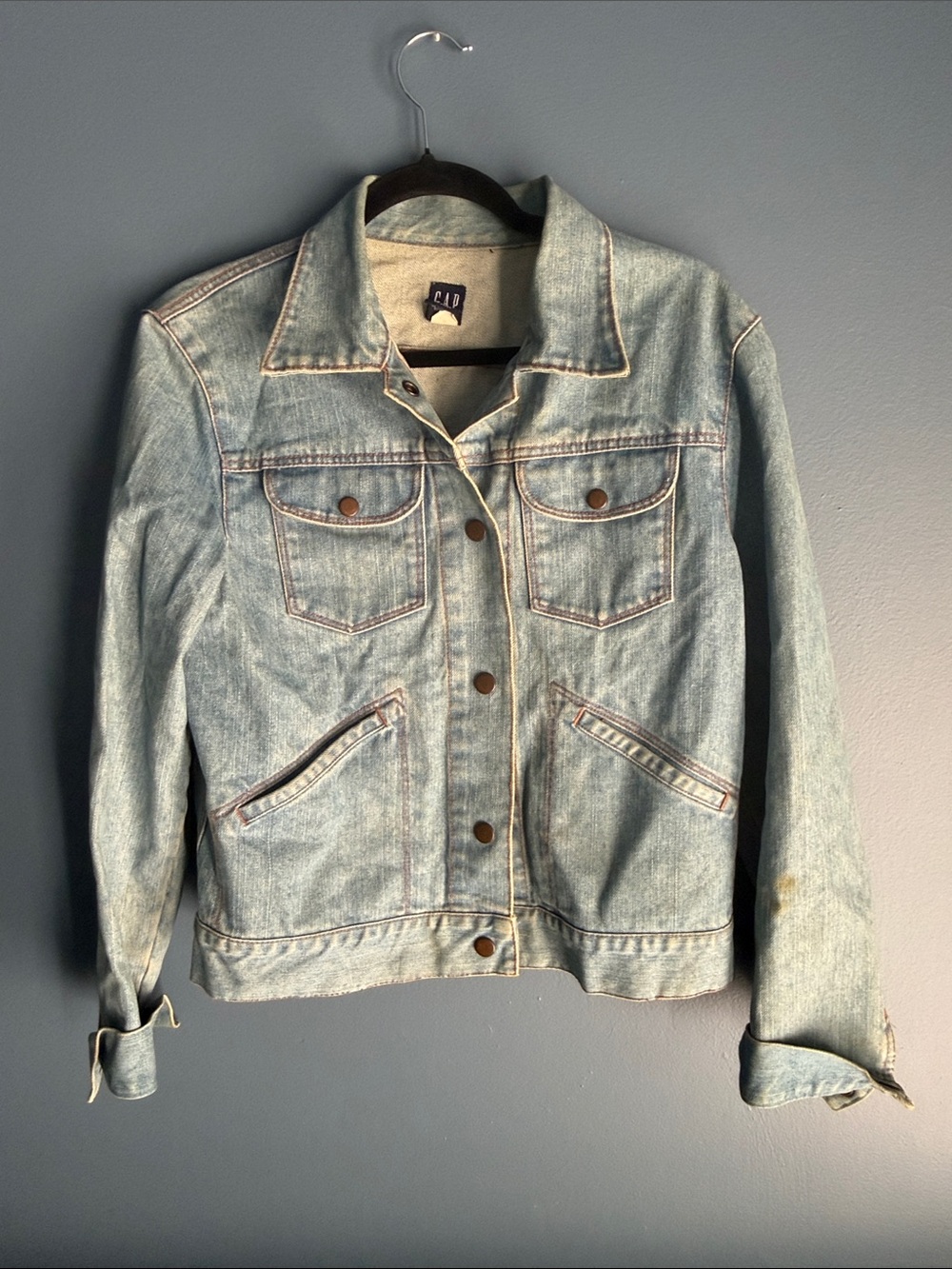 GAP Light Blue Denim Jacket - Women's Classic Jean Jacket